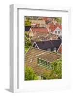 Sweden, Scania, Arild, high angle village view-Walter Bibikow-Framed Photographic Print