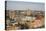 Sweden, Scania, Malmo, Inre Hamnen inner harbor, elevated skyline view-Walter Bibikow-Stretched Canvas