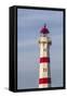 Sweden, Scania, Malmo, Inre Hamnen inner harbor, lighthouse-Walter Bibikow-Framed Stretched Canvas