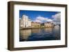 Sweden, Scania, Malmo, Inre Hamnen inner harbor-Walter Bibikow-Framed Photographic Print