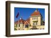 Sweden, Scania, Malmo, Kungsparken park, Casino, exterior-Walter Bibikow-Framed Photographic Print