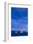 Sweden, Scania, Malmo, Oresund Bridge, longest cable-tied bridge in Europe-Walter Bibikow-Framed Photographic Print