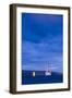 Sweden, Scania, Malmo, Oresund Bridge, longest cable-tied bridge in Europe-Walter Bibikow-Framed Photographic Print