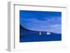 Sweden, Scania, Malmo, Oresund Bridge, longest cable-tied bridge in Europe-Walter Bibikow-Framed Photographic Print