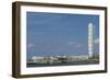 Sweden, Scania, Malmo, Turning Torso building, designed by architect Santiago Calatrava, 2005-Walter Bibikow-Framed Photographic Print