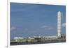 Sweden, Scania, Malmo, Turning Torso building, designed by architect Santiago Calatrava, 2005-Walter Bibikow-Framed Photographic Print