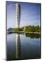 Sweden, Scania, Malmo, Turning Torso building, designed by architect Santiago Calatrava, 2005-Walter Bibikow-Mounted Photographic Print