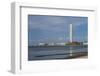 Sweden, Scania, Malmo, Turning Torso building, designed by architect Santiago Calatrava, 2005-Walter Bibikow-Framed Photographic Print