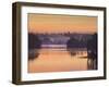 Sweden, Smaland, Morning Fog on Solgen Lake-K. Schlierbach-Framed Photographic Print