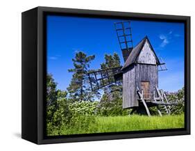 Sweden, Smaland, Oland, Traditional Windmill in Vickleby-K. Schlierbach-Framed Stretched Canvas