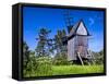 Sweden, Smaland, Oland, Traditional Windmill in Vickleby-K. Schlierbach-Framed Stretched Canvas