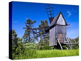 Sweden, Smaland, Oland, Traditional Windmill in Vickleby-K. Schlierbach-Stretched Canvas