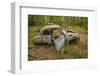 Sweden, Smaland, Ryd, Kyrko Mosse Car Cemetery, former junkyard now pubic park, junked cars-Walter Bibikow-Framed Photographic Print