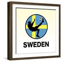 Sweden Soccer-null-Framed Giclee Print