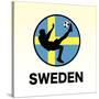 Sweden Soccer-null-Stretched Canvas