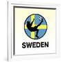 Sweden Soccer-null-Framed Giclee Print