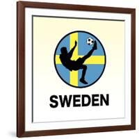 Sweden Soccer-null-Framed Giclee Print