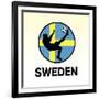 Sweden Soccer-null-Framed Giclee Print