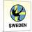 Sweden Soccer-null-Mounted Giclee Print