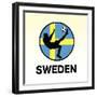 Sweden Soccer-null-Framed Premium Giclee Print