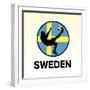 Sweden Soccer-null-Framed Premium Giclee Print