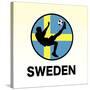 Sweden Soccer-null-Stretched Canvas