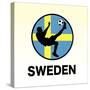 Sweden Soccer-null-Stretched Canvas