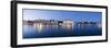 Sweden, Stockholm, City View, MŠlar-See, Evening-Mood, Panorama-Rainer Mirau-Framed Photographic Print