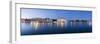 Sweden, Stockholm, City View, MŠlar-See, Evening-Mood, Panorama-Rainer Mirau-Framed Photographic Print