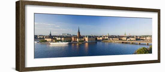 Sweden, Stockholm, City View, MŠlar-See, Panorama-Rainer Mirau-Framed Photographic Print