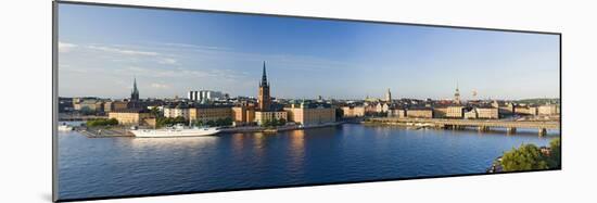 Sweden, Stockholm, City View, MŠlar-See, Panorama-Rainer Mirau-Mounted Photographic Print