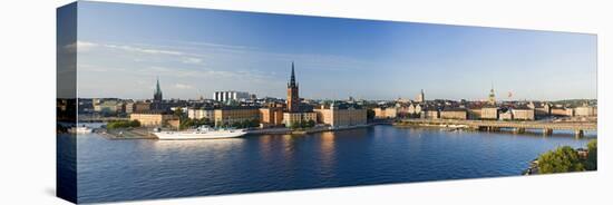Sweden, Stockholm, City View, MŠlar-See, Panorama-Rainer Mirau-Stretched Canvas