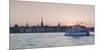 Sweden, Stockholm - Ferry Heading for the Old Town at Sunset-null-Mounted Photographic Print