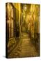 Sweden, Stockholm, Gamla Stan, Old Town, Marten Trotzigs Grand, narrowest street in Stockholm-Walter Bibikow-Stretched Canvas