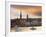 Sweden, Stockholm, Riddarfjarden, Gamla Stan, Passenger Ferries in Bay at Dusk-Shaun Egan-Framed Photographic Print