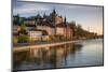 Sweden, Stockholm, view towards Sodermalm neighborhood, sunset-Walter Bibikow-Mounted Photographic Print