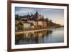 Sweden, Stockholm, view towards Sodermalm neighborhood, sunset-Walter Bibikow-Framed Photographic Print