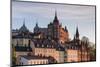 Sweden, Stockholm, view towards Sodermalm neighborhood, sunset-Walter Bibikow-Mounted Photographic Print