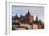 Sweden, Stockholm, view towards Sodermalm neighborhood, sunset-Walter Bibikow-Framed Photographic Print