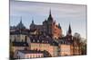 Sweden, Stockholm, view towards Sodermalm neighborhood, sunset-Walter Bibikow-Mounted Photographic Print