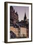 Sweden, Stockholm, view towards Sodermalm neighborhood, sunset-Walter Bibikow-Framed Photographic Print