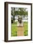 Sweden, Varmland, Karlskoga, Bjorkholm, the home of inventor Alfred Nobel, statue of Nobel-Walter Bibikow-Framed Photographic Print