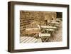 Sweden, Vastragotland and Bohuslan, Gothenburg, Haga neighborhood, outdoor cafe-Walter Bibikow-Framed Photographic Print