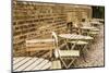 Sweden, Vastragotland and Bohuslan, Gothenburg, Haga neighborhood, outdoor cafe-Walter Bibikow-Mounted Photographic Print