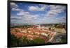 Sweden, Vastragotland and Bohuslan, Gothenburg, high angle city view from the Skansparken-Walter Bibikow-Framed Photographic Print