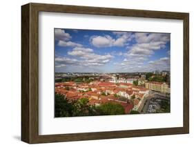 Sweden, Vastragotland and Bohuslan, Gothenburg, high angle city view from the Skansparken-Walter Bibikow-Framed Photographic Print