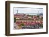 Sweden, Vastragotland and Bohuslan, Gothenburg, high angle view of the Alvsborgsbron bridge-Walter Bibikow-Framed Photographic Print