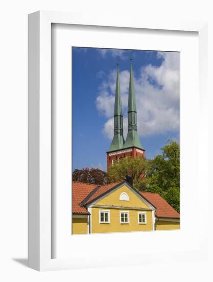 Sweden, Vaxjo, Vaxjo church, exterior-Walter Bibikow-Framed Photographic Print