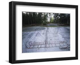 Sweden, Vitlycke Museum, Rock Carvings of Tanum or Tanumshede, Scandinavian Bronze Age-null-Framed Giclee Print