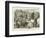 Swedes at Prayer before the Battle of Lutzen-null-Framed Giclee Print